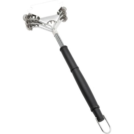 Primaster Grillbürste mit Kunststoffgriff Edelstahl 44 cm (1/2)