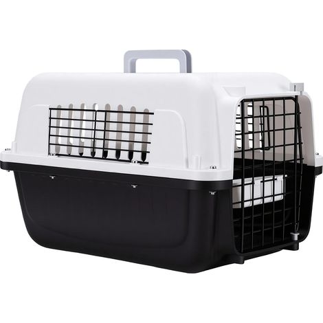 Portable Plastic Pet Carrier for Cats and Small Animals (1/5)