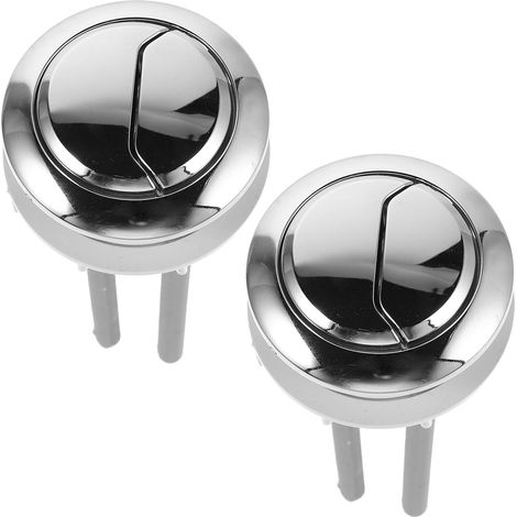 Lot de 2 Boutons Poussoirs de chasse d’eau, 48×57 Mm (1/5)