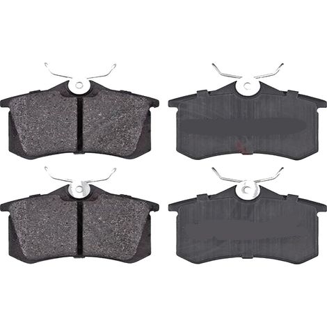 KIT PASTIGLIE FRENO POSTERIORI compatibile con VW POLO VI (AW1,BZ1) / PASTIGLIE FRENANTI AUTO OEM P 85 020, / SOSTITUZIONE DIRETTA / BASSA POLVERE / SILENZIOSO