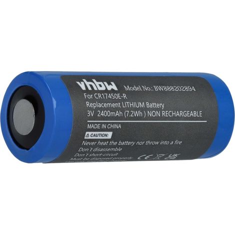 vhbw Battery Replacement for battery CR17450E-R (3V, Lithium) for Various Devices