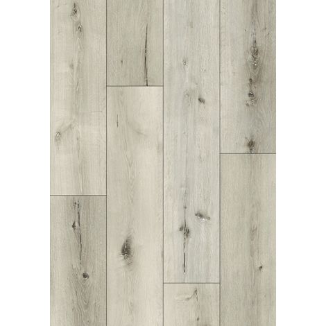 Mexen Silver Lake échantillon de panneau vinyle 1240 x 182 mm SPC 6,5 mm, sous-couche IXPE 1,5 mm, 4 V-Joint, Chêne - F1034-S (1/3)