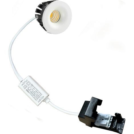 SPOT ENCASTRE MINI IP44 3W 4K BLANC AEROSPOT 158501