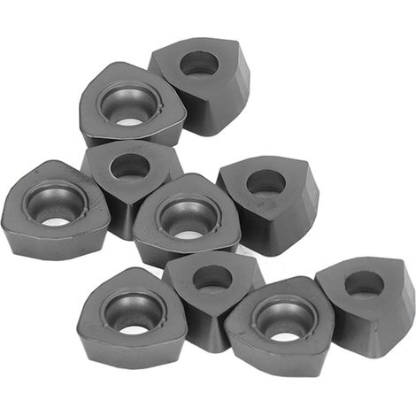 Lot de 10 plaquettes de tournage en carbure à revêtement indexable pour fraisage du bois sur tour CNC WDMW080520-ZTR (1/5)