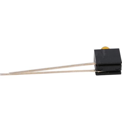 Douille de lampe LED monotrou de 3 mm, douille de lampe monotrou avec lumières LED rouges, jaunes, vertes et bleues, pattes incurvées à 90 degrés, lumière orange incluse. (1/5)