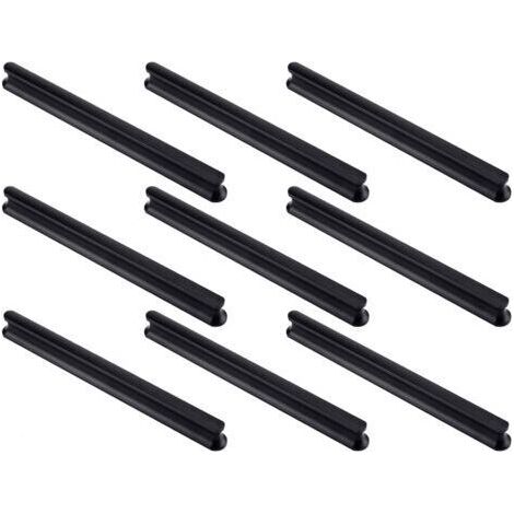 Set mit 9 Küchenschranktürgriffen, 180 mm lang (160 mm Mittelloch), Küchenschubladengriffe, Schranktürgriffe, Küchenschranktürgriffe