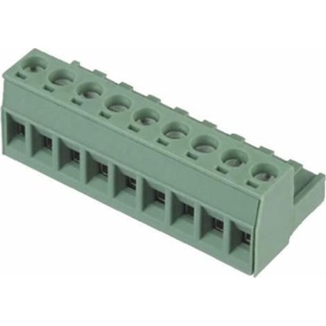 Bardusch - Bloc de jonction - - F5.08 - 9 contacts - Prise femelle 5.08mm - Courant 10A 250Vac