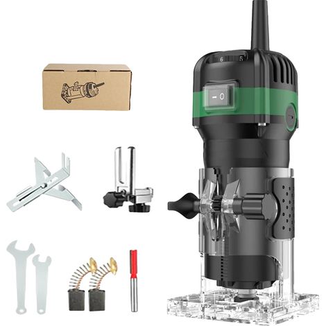 Défonceuse, 800W de puissance, 30000 RPM de vitesse, 800W+33000RPM (1/2)