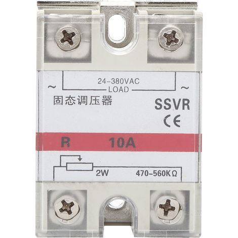 Régulateur de tension statique basse fréquence SSVR avec boîtier en plastique technique 10 A (1/5)