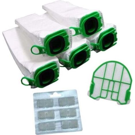 PA 5 Sacs À Poussière Microfibre Filtre Moteur Blocs Parfumés Compatible Aspirateur (1/4)