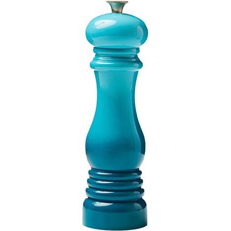 Moulin à poivre manuel multicolore dégradé de 8 pouces, en plastique transparent, broyeur à gros sel, fournitures de cuisine et de Restaurant (1/4)