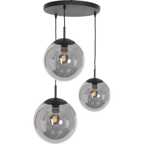 Steinhauer - hängeleuchte - Bollique LED - schwarz - glas metall (1/5)