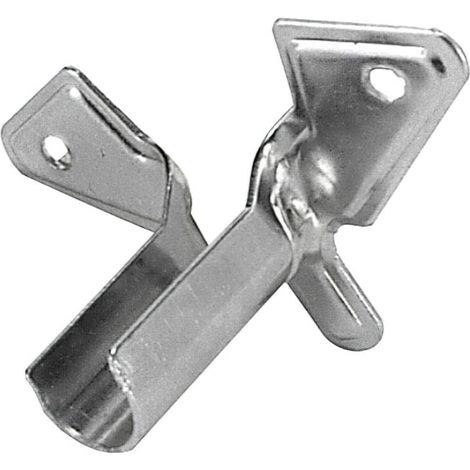 Soporte Barra 12 mm.Ø Cromo Lateral