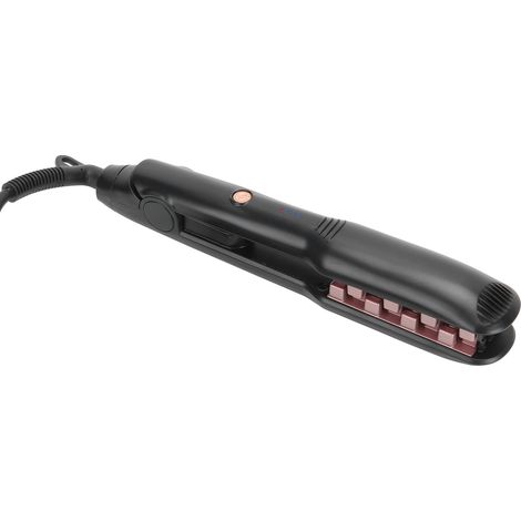 Brosse chauffante PTC fer à friser professionnel cheveux bouclés laineux, lisseur coiffant 110-240V prise UE, outil de coiffage volumateur (1/5)