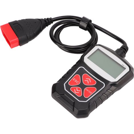 Scanner OBD2, lecteur de codes défauts moteur, outil de diagnostic multifonction pour voitures, SUV et camionnettes (noir) (1/5)