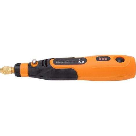 Elektrischer Gravierstift, USB-aufladbar, kabelloses Rotationswerkzeug, 3 Geschwindigkeitsstufen, leise, leistungsstark, zum Schleifen und Schnitzen (1/5)