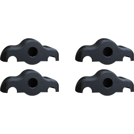 4X Coussinets de Pied Absorbant Les Chocs pour Vélo D'Intérieur Coussinets de Pied de Tennis Coussinets de Pied à Bascule (1/5)