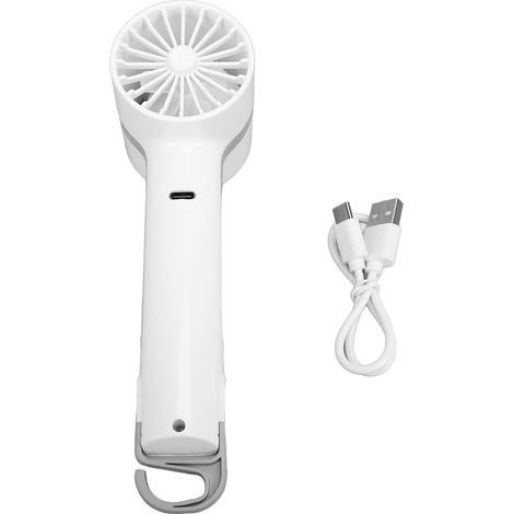 Ventilateur portatif Mini compresse froide USB Rechargeable refroidissement rapide silencieux petit personnel pour la maison en plein air bureau blanc (1/5)