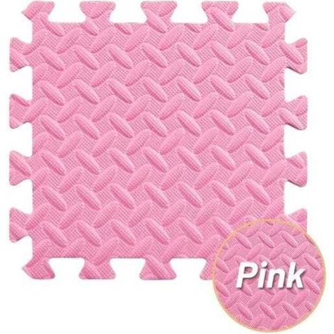 Lot de 12 tapis puzzle en mousse EVA 30x30x1 cm, antidérapant, sécurité bébé, activité de jeu (1/5)