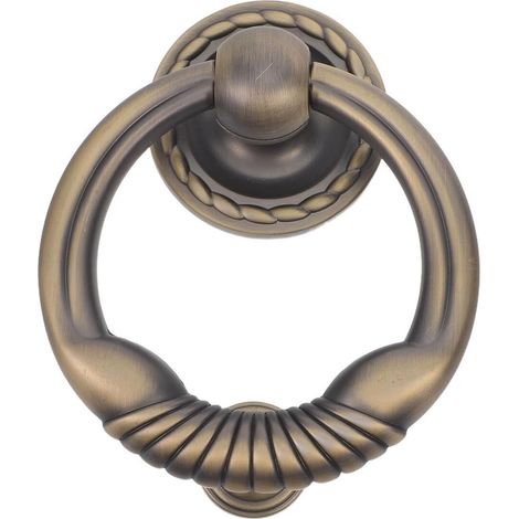 de porte rond vintage en alliage de zinc heurtoir classique (1/5)