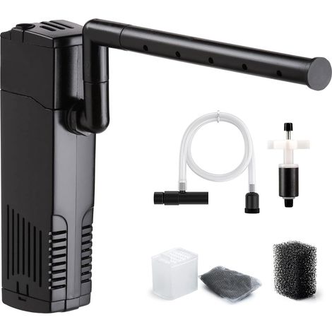 Filtre interne NICREW pour aquariums de 40 à 80 litres, comprenant pompes et filtres pour aquariums d'eau douce ou d'eau de mer. - AquaForge (1/5)