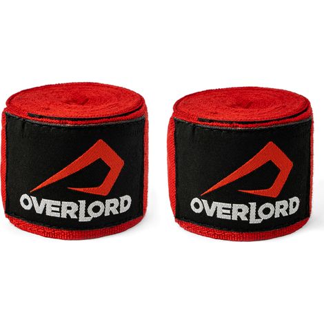 Vendaje de boxeo Overlord de 350 cm, rojo (1/3)