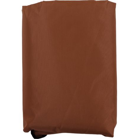 Toile imperméable en tissu Oxford argenté pour balancelle d'extérieur, accessoire de jardin pour se protéger du soleil, marron (1/5)