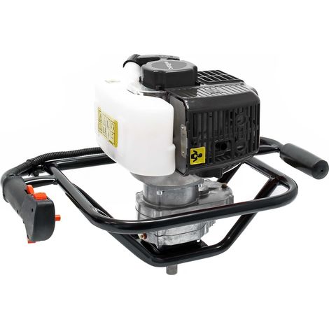 Wiltec – Tarière thermique 2 temps 1,4 kW – Cylindrée 52 cm³ – Poids 9,5 kg – Compatible mèches de 100 à 300 mm – Pour sylviculture et aménagement