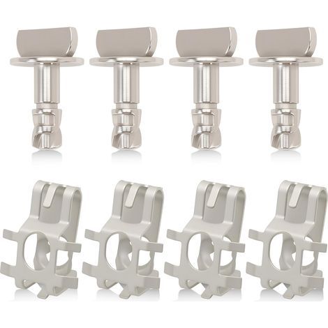 Lot de 4 boulons de protection de capot de moteur compatibles avec F150 2011-2019 BB53 6C020-AA, BB5Z-00817-A, W716006-S439 (1/5)