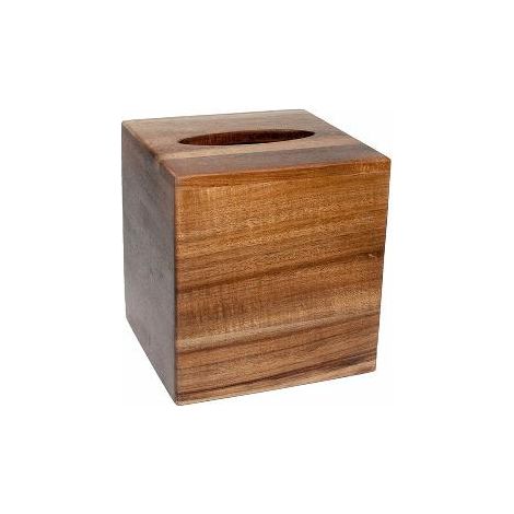 ANDREA HOUSE BA75004 Caja Pañuelos Acacia 13,5X13,5X14,5 - ref: BA75004