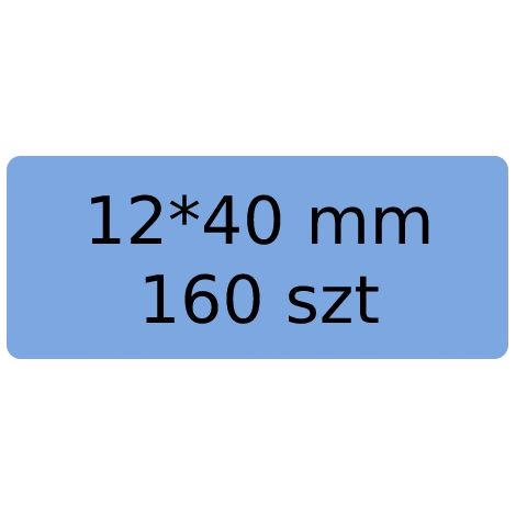 Etichette adesive NIIMBOT BLU 1240mm 160 pezzi