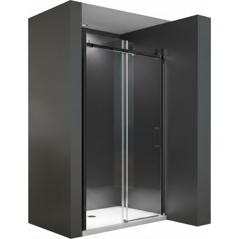 Glaswerk Westfalen- Viktoria 100x195cm Nischentür/Schiebetür SW (1/2)