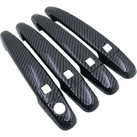 Passend für Lexus RX300, RX330, RX350, RX400 (04-09): Türgriffabdeckung in Carbonfaser-Optik, 1 Schlüsselloch, 4 Smart-Funktionen