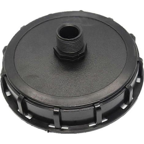 Bouchon IBC avec filetage extérieur DN150 (1 pouce), couvercle en plastique pour fût IBC d'une tonne, couvercle en plastique pour seau IBC d'une tonne - trou unique (1/5)