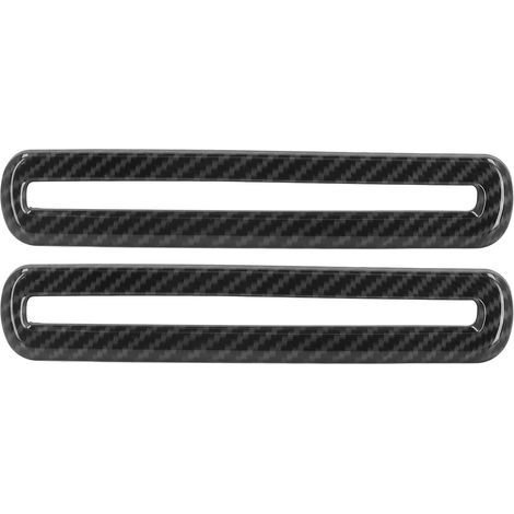 GARRYFIZH Garniture de ventilation de sortie ca de porte de voiture, 2 pièces, Style Fiber de carbone de remplacement pour Dodge Challenger 2015 – 2021 (1/5)