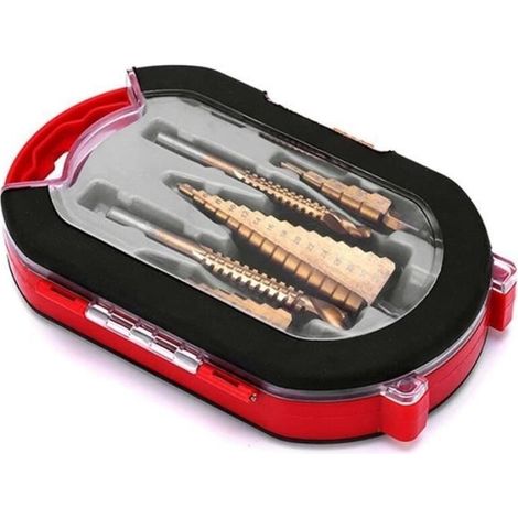 Conical Milling Cutter for Metal - 32MM Cobalt Drill Bit (6-Piece Set) (1/4)