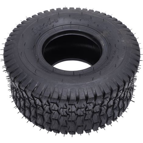 Pneu 15x6.00-6 à gomme renforcée, contrôle optimal et excellente adhérence. Pneu 4 plis haute résistance pour tondeuse à gazon, tracteur de jardin et voiturette de golf (1/5)