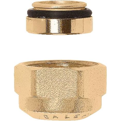 CALEFFI 386 Tappo Femmina Diam.3/4" Per Collettori - 386500 (1/2)