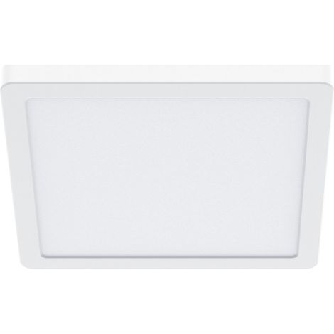 Plafonnier LED carré 17 cm blanc 12W CCT EVORA Milagro (1/5)
