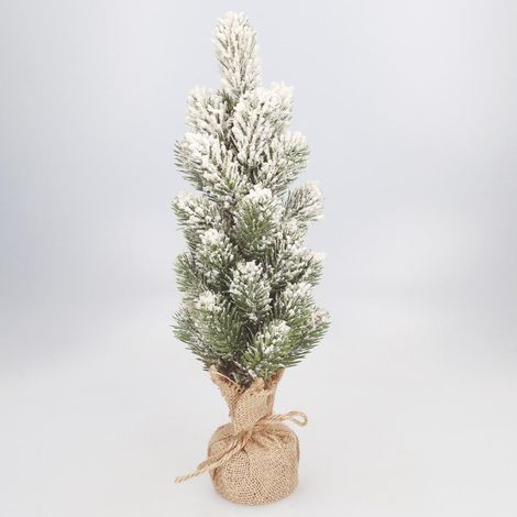 Árbol de Navidad "Gatel" Ø20x40cm color verde y marrón (no iluminado) (1/5)