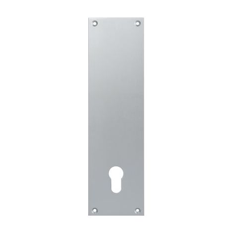 Duval – Contre-plaque alu argent I – Patte de fixation pour bois dur – Résistance à la corrosion – Installation rapide et facile
