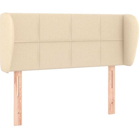 Maison Exclusive - Cabecero de tela color crema 103x23x78/88 cm (1/5)
