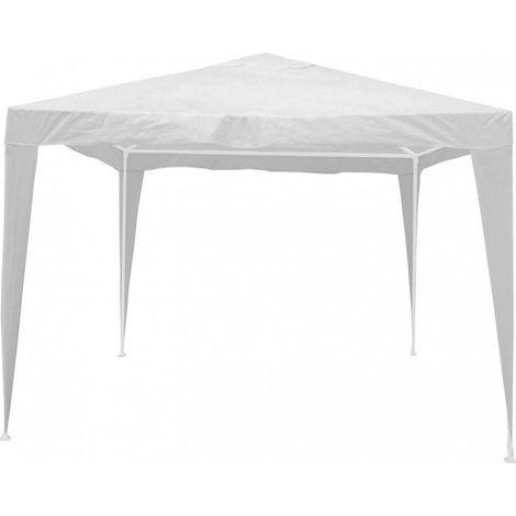 Gazebo Eco 3x3 m in Acciaio Bianco (1/4)