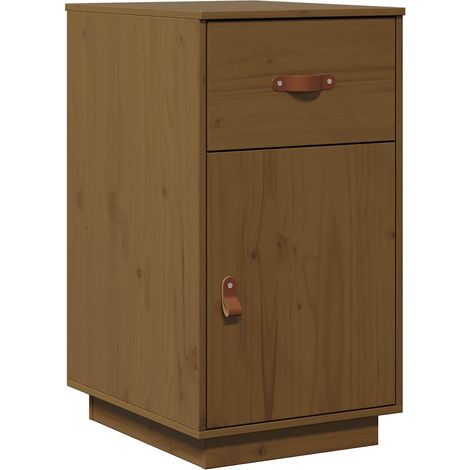 Maison Exclusive - Armario de escritorio de madera de pino marrón