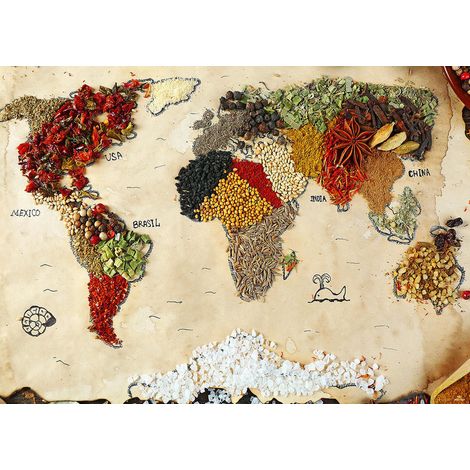 World spices, photo murale intissée, 155x110 cm, 1 part (1/3)