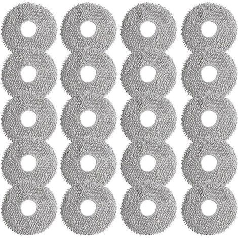 Pièces détachées pour aspirateur robot Xiaomi X101CN/X20+/X20 et Xiaomi B101CN/Roborock Qrevo S/Qrevo Pro : lingettes de nettoyage (1/5)