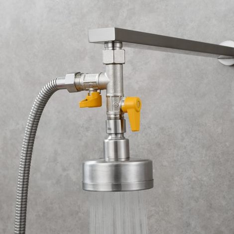 [RM] Robinet 3 voies, adaptateur en T 1/2", douchette et douche de tête (1/3)