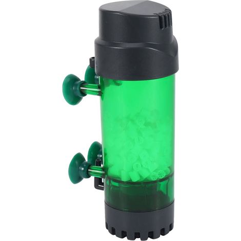 Filtre À Aquarium - Lit Fluidisé Mobile Avec Pierre À Bulles Et Éponge De Filtration - Modèle LH-300 (1/5)