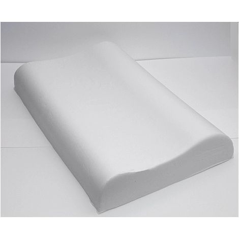 guanciale ortocervicale in memory foam "onda" 66x42 cm (1/2)