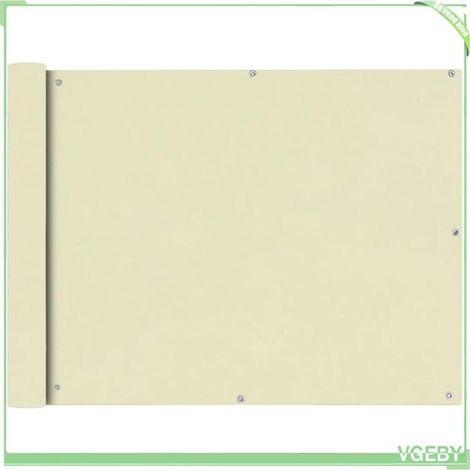 Écran de balcon - FAFEICY - 42338 - 90 x 400 cm - Imperméable - Protection UV (1/4)